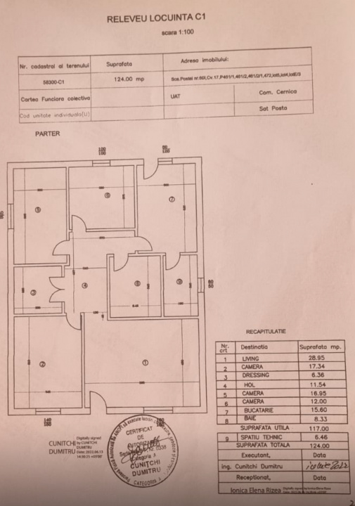 Cernica Casa P+Pod teren 406 mp  