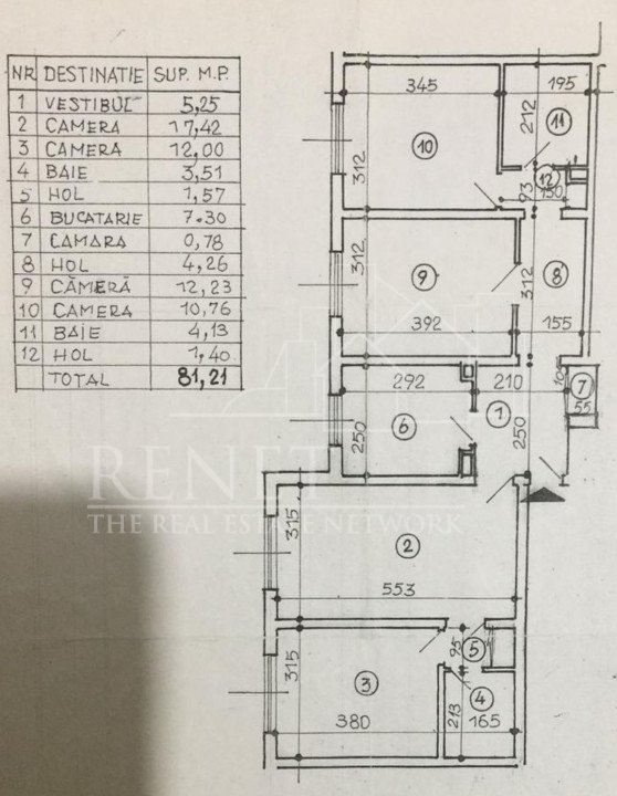 Apartament 4 camere Liberty Center Mall 82 mp