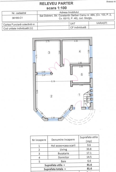 Casa 200 mp LOT 429 mp Dobreni 