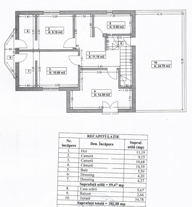CORNETU CASA P+E 222 MP LOT 549MP 