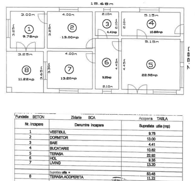 Gaiseni Casa 93 MP, LOT 1392 MP 