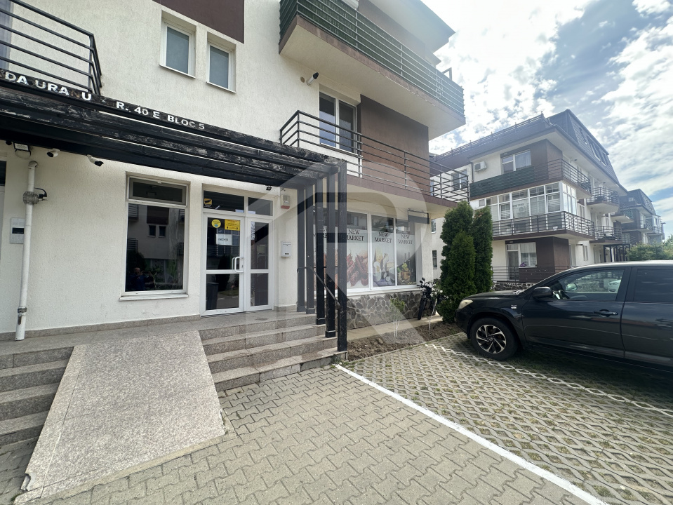 Spatiu Comercial 110 MP+lot 222 MP+2 locuri parcare New Residence