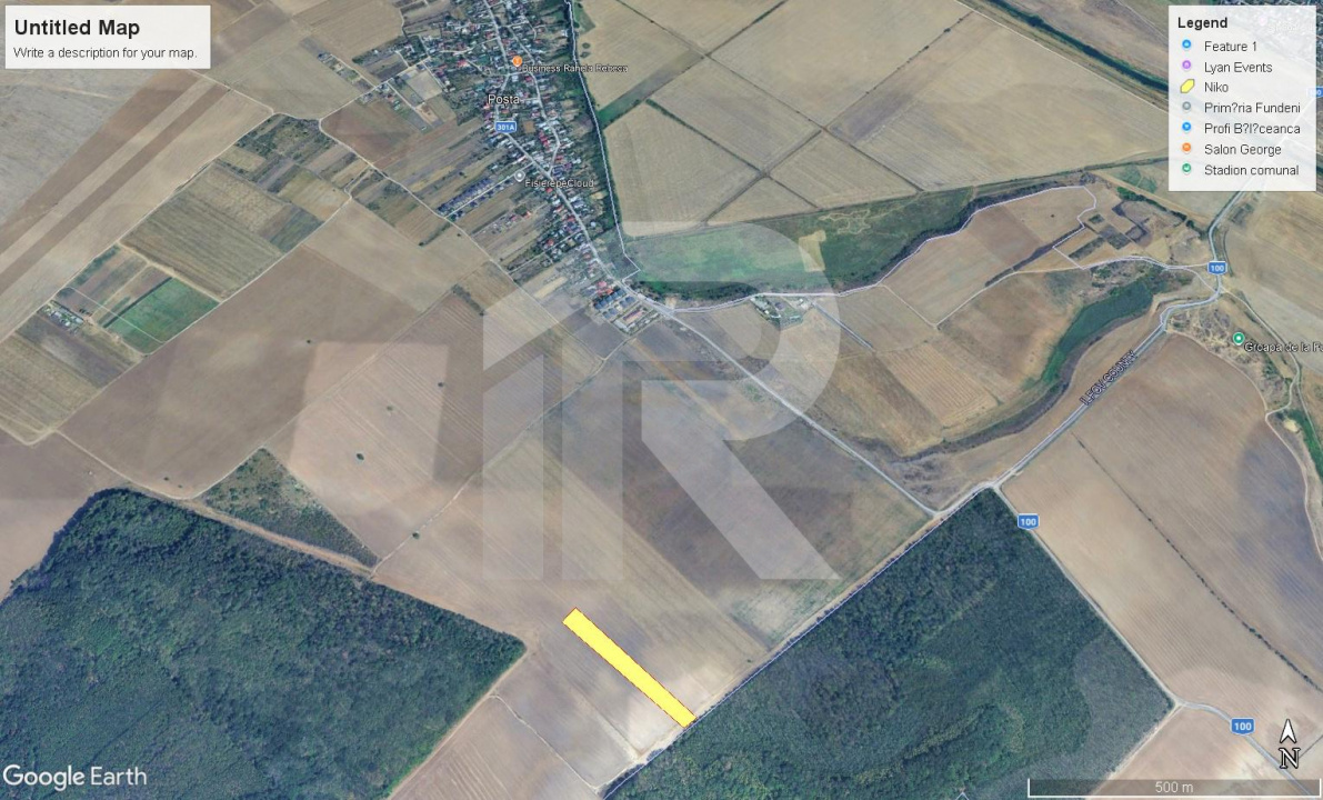 CERNICA - POSTA - TEREN INTRAVILAN CONSTRUCTII 9000 MP! 