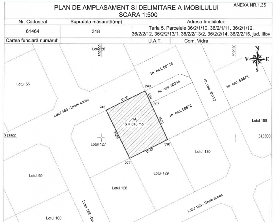 BERCENI-VIDRA, LOT-355 MP!