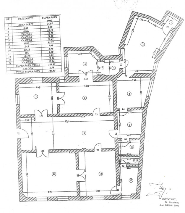 ARMENEASCA, BIROU PARTER-185 MP!