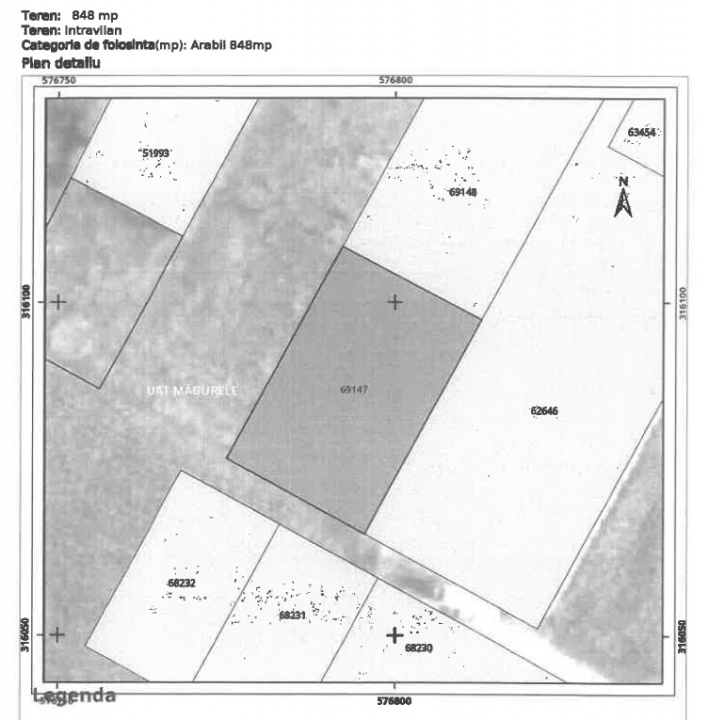 MAGURELE-VARTEJU, LOT 848 MP!