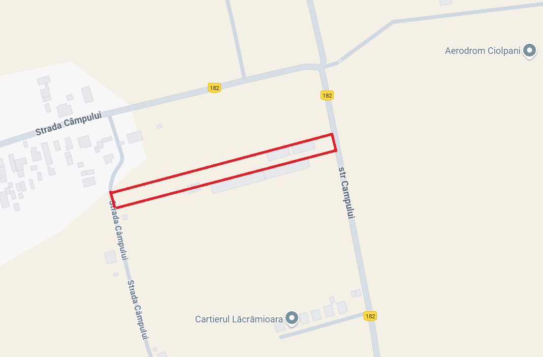 CIOLPANI, LOT 5.000 MP, HALE INDUSTRIALE!