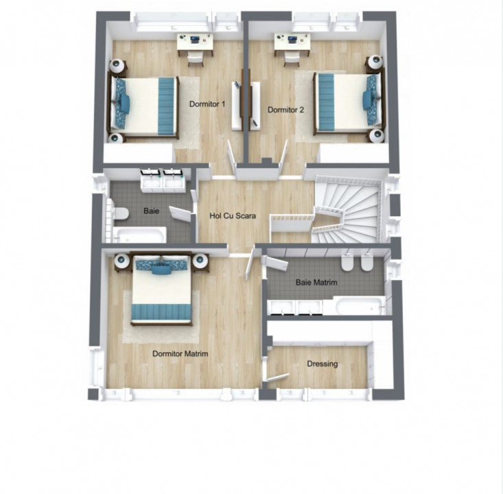 Vila individuala eco-friendly in complex nou  Rise Residence Otopeni-Tunari 