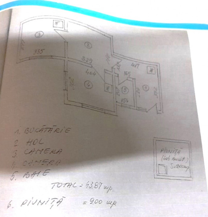 Casa  2 Camere 44mp  Sincai Tineretului 