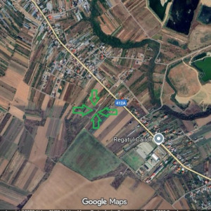  Teren de vanzare 400 mp cu autorizatie de contructie  Adunatii Copaceni Giurgiu