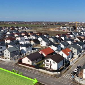 Teren 13.124 mp cu PUZ lotizare locuințe P+2E | Buftea | Investiție